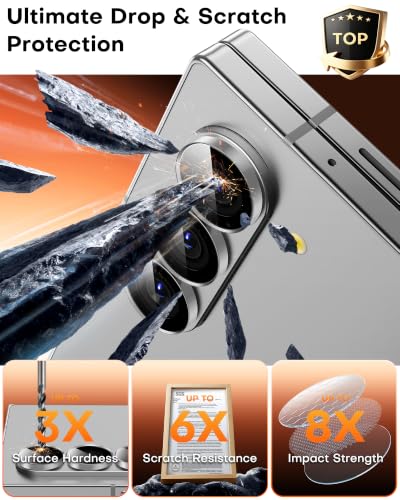 Image of TOCOL 2 Pack for Samsung Galaxy Z Fold 8 Ultra Camera Lens Protector