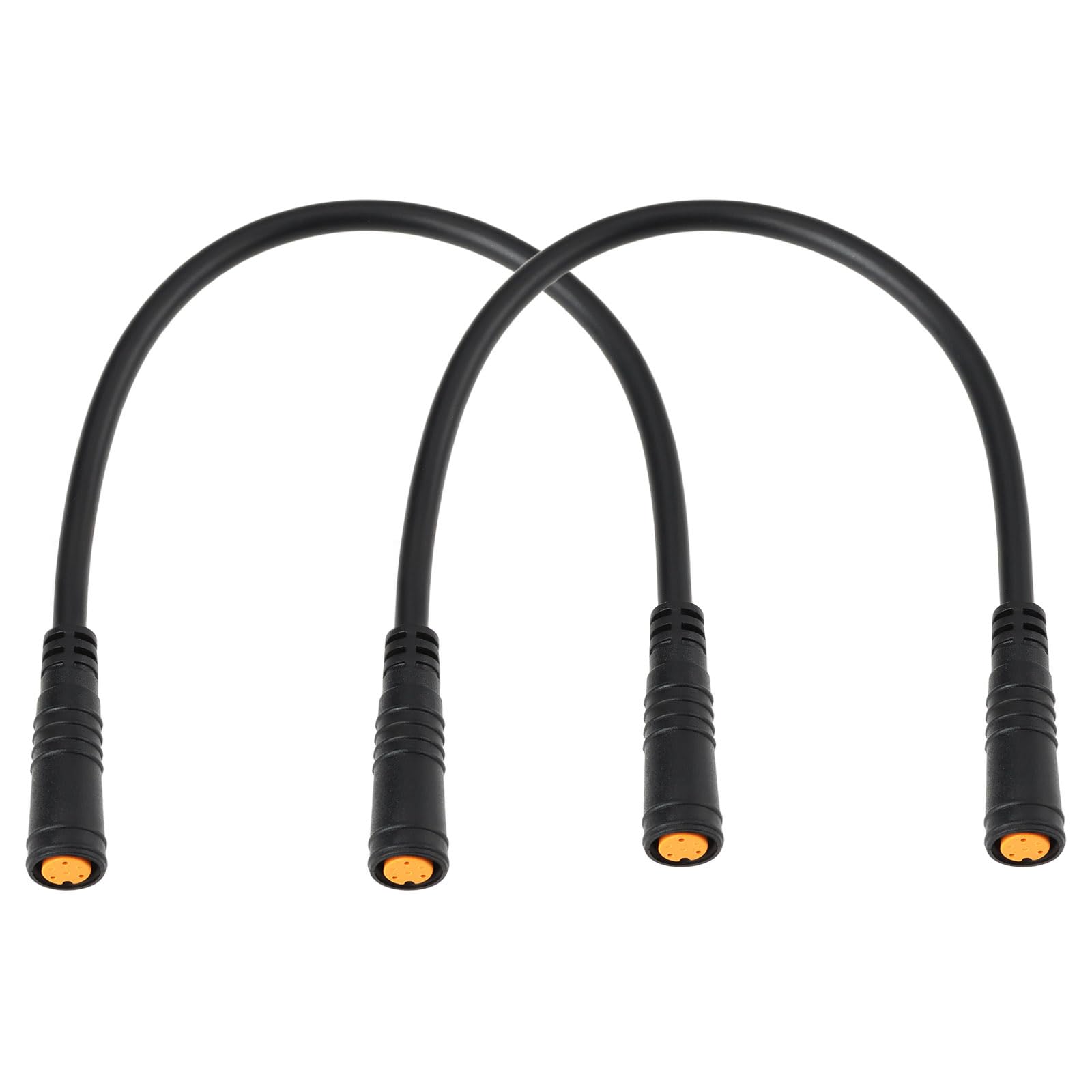 Briny River 2pcs M8 3-PIN Waterproof Connector Cable Female to Female Extension Wire for eBike Headlight