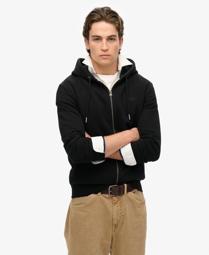 Superdry Bluza Mężczyźni Essential Logo Zip Hoodie Hb (1 w zestawie)