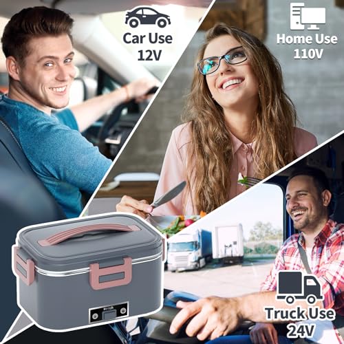 IFENROL Electric Lunch Box for Adults, 1.8L 100W Heating Lunch Box for Men - image 8