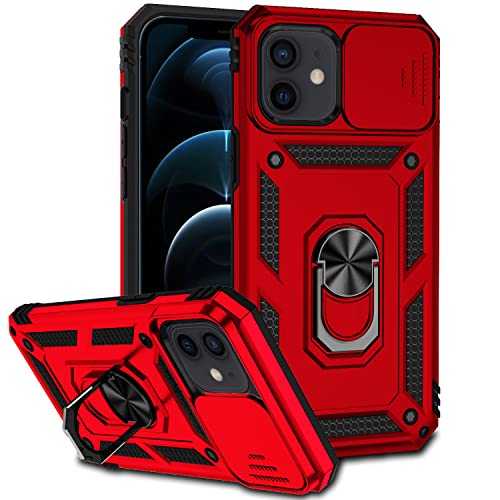 Coque iPhone 12 rouge antichoc idéale pour les trajets en voiture