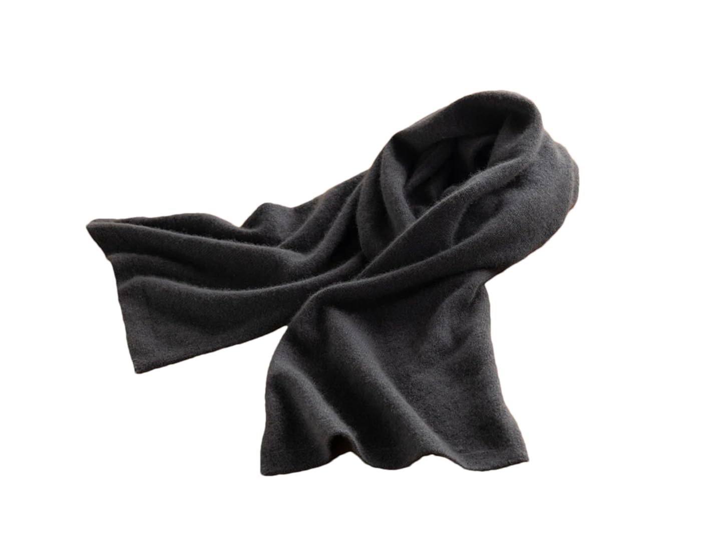 Sciarpa da donna in cashmere, tinta unita, collo caldo, scialle tinta unita, mantiene calde sciarpe