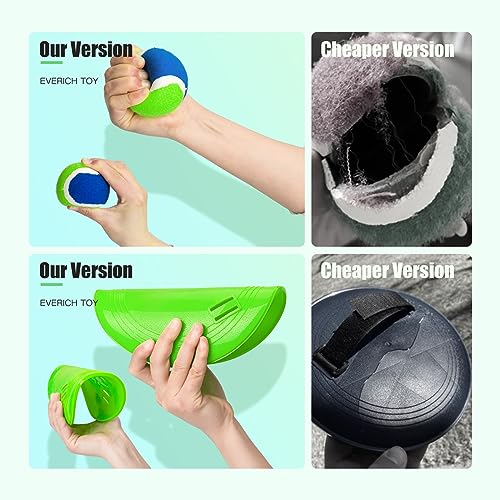 Image of EVERICH TOY Toss and Catch Ball Game Set, Upgraded Sticky Paddle Ball Set for Kids & Toddlers, Sturdy & Water-Resistant Outdoor Backyard Beach Pool Toy, Birthday Gift for Boys Girls Ages 3-12
