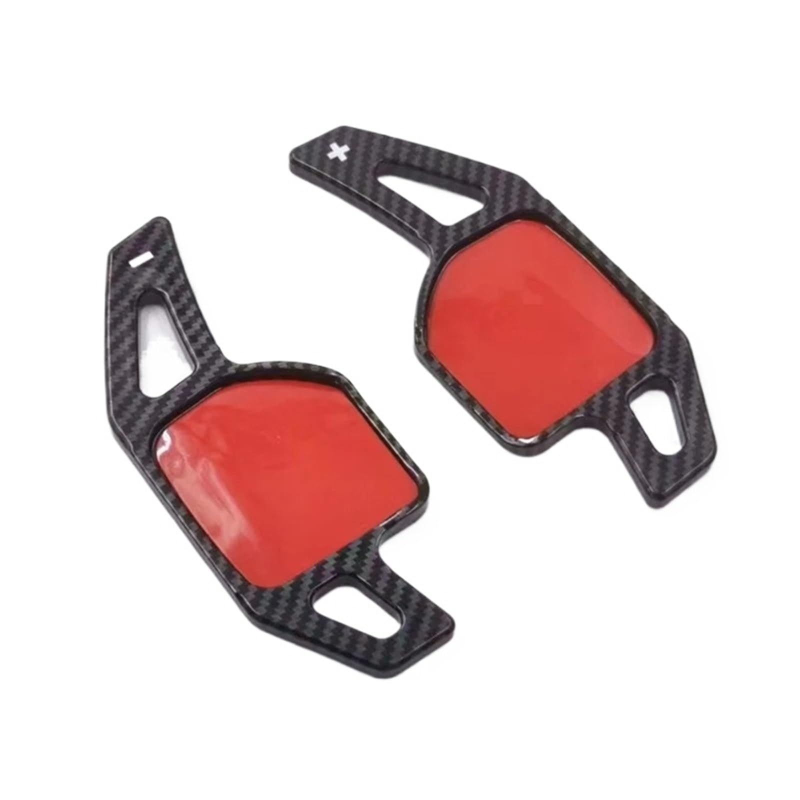Immlsx Carbon Fiber Car Shift Paddle For A4 For A8 For A5 For A6 S5 S6 For Q5 For Q7 Rs6 Tt Car Sports Steering Wheel Shift Paddle Shifter Abs Gear Shifter Paddles(Carbon Fiber)