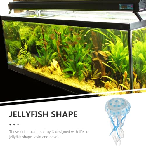 jojofuny Jellyfish Modell Spielzeug Für Aquarien Simuliertes Marines Tiermodell Leuchtende Quallen-deko Für Junge Mädchen Edukatives Spielzeug Für Jungen Und Mädchen Für Fisch Tank