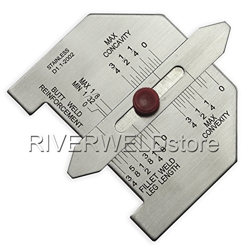 Automatic Weld Size Fillet Weld Butt Weld Welding Gauge Stainless Steel Inch Inspection Gauge #TOP1