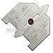 RIVERWELD Automatic Weld Size Weld Gauge For Accurate Calibration of Butt Fillet Type Welds Checks Reinforcement the Throat of Fillet Weld Determines the Leg Size of the Fillet Weld (Inch)