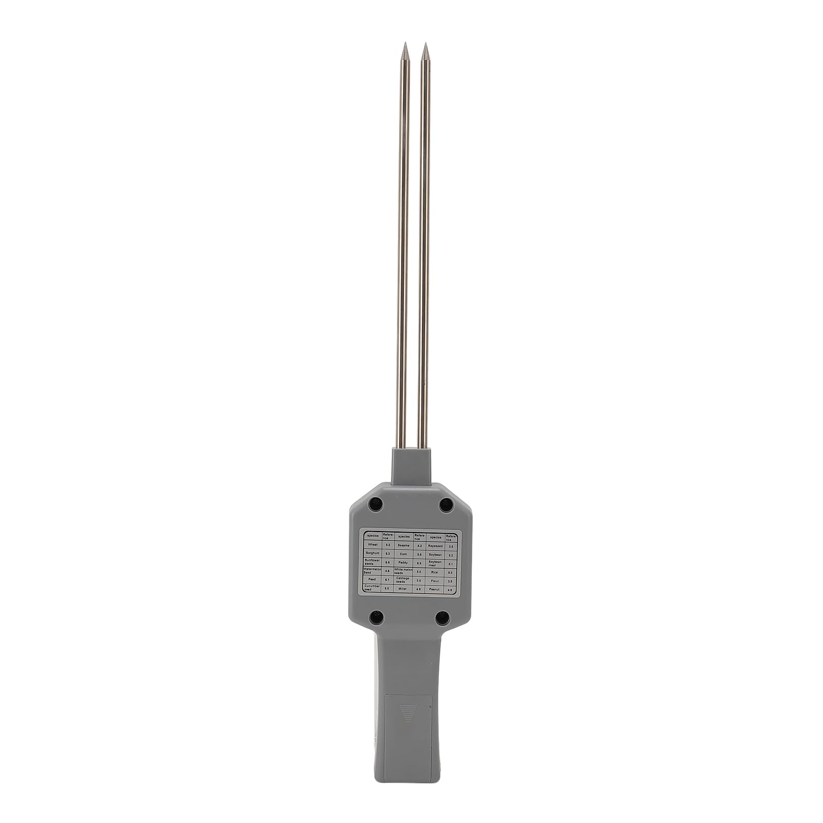 Medidor de Humedad de Grano, Pantalla con Retroiluminación LED, Probador de Humedad de Heno, Medidor de Humedad de Grano Portátil, Sonda Analizadora de Contenido de Agua