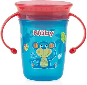 Nûby Copo Com Alça 360 Graus Azul