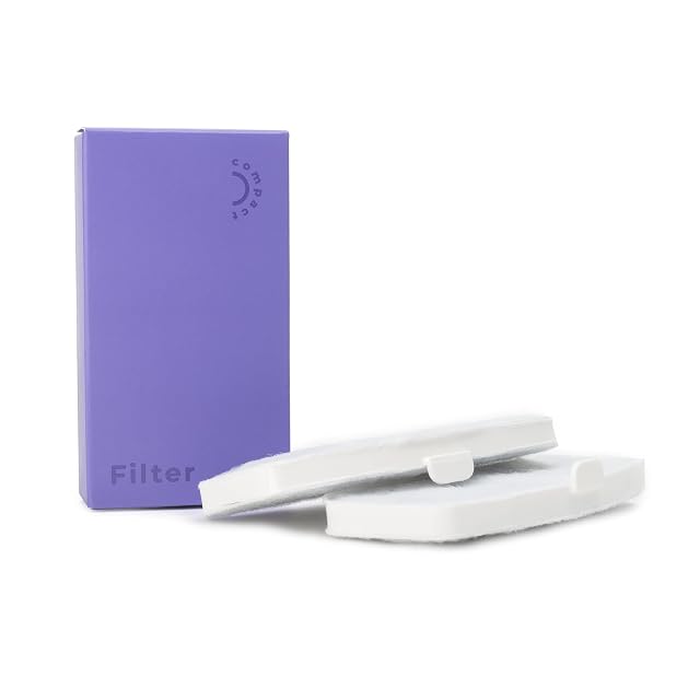 Pettadore Filter Compact - Recambios de filtro - Fuente de agua inteligente para gato/perro - 2 unidades
