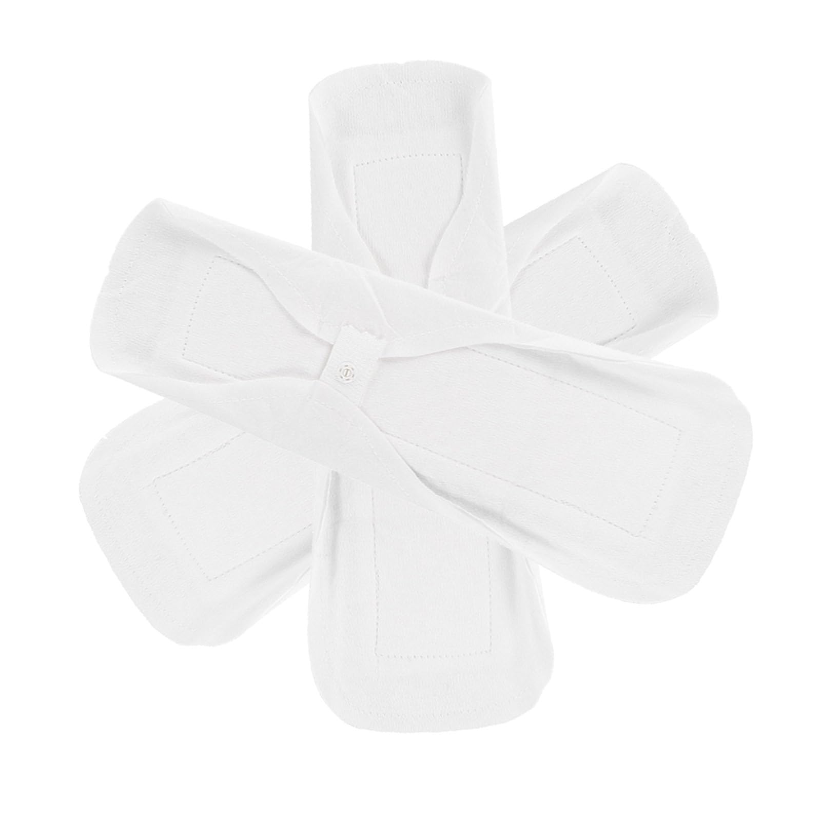 Ciieeo Washable Menstrual Cloth Pads 3pcs 270Mm Leakproof Reusable Cotton Sanitary Napkins for Women Lightweight Breathable Feminine Care