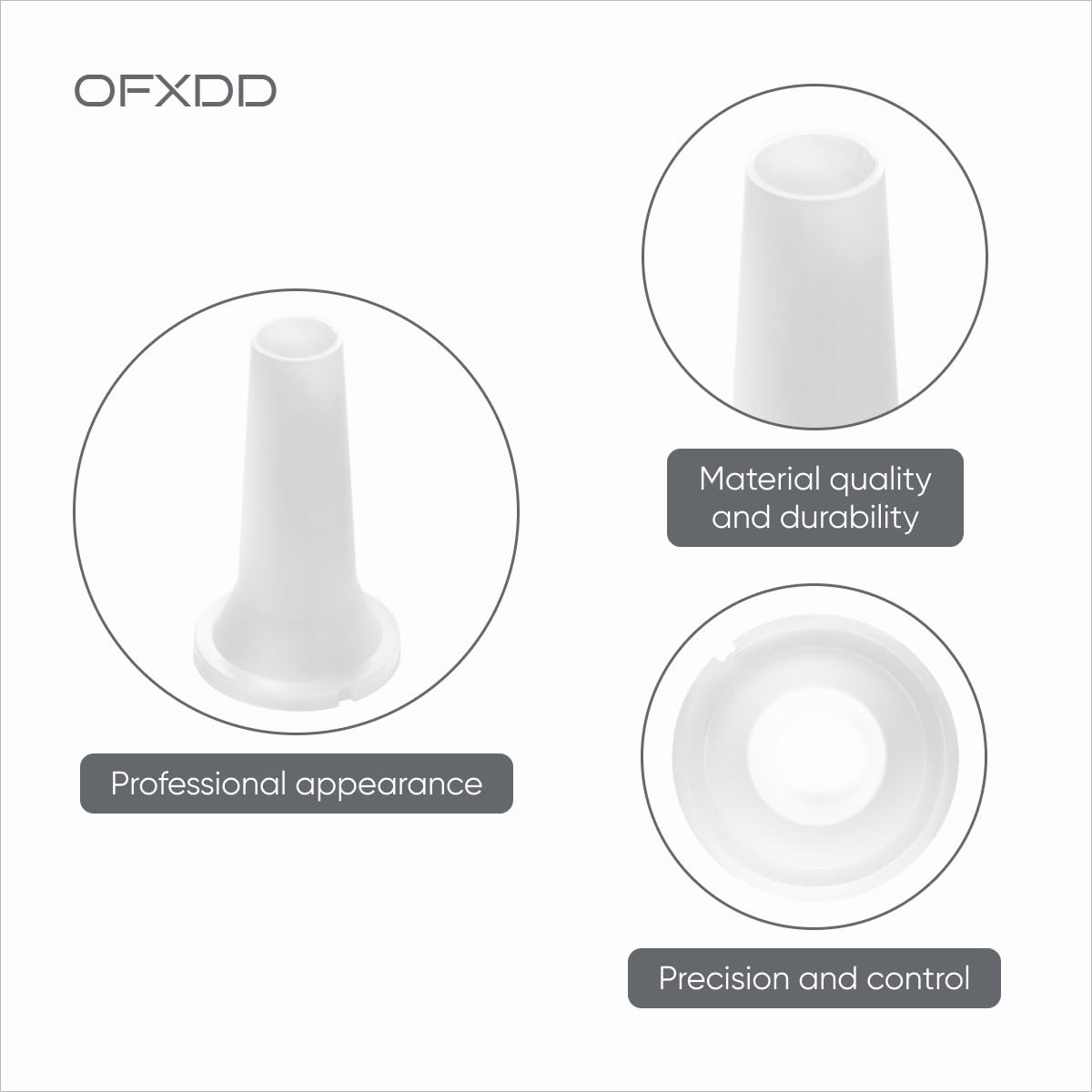 Sausage Stuffer Tubes - 1 Pcs Plastic Sausage Stuffer Attachment - Meat Grinder Attachment for Sausage, Stuffing, Stuffing Vegetables, White