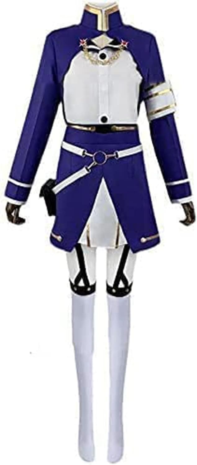 ☆関税込☆[KEYXE] JKS 86-エイティシックス レーナ コスプレ衣装 ウイッグ付き ヴラディレーナ・ミリーゼ コスチューム ワンピー☆大人気☆