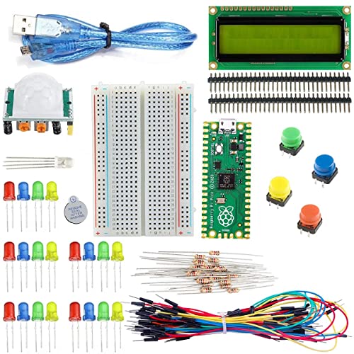 Image of REES52 Raspberry Pi Pico (RP2040) Starter Kit for Microcontroller Development Board