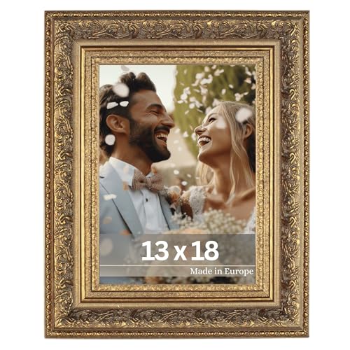 VictoR Bilderrahmen Leonardo 13x18 cm in Braun – Antiker Fotorahmen mit...