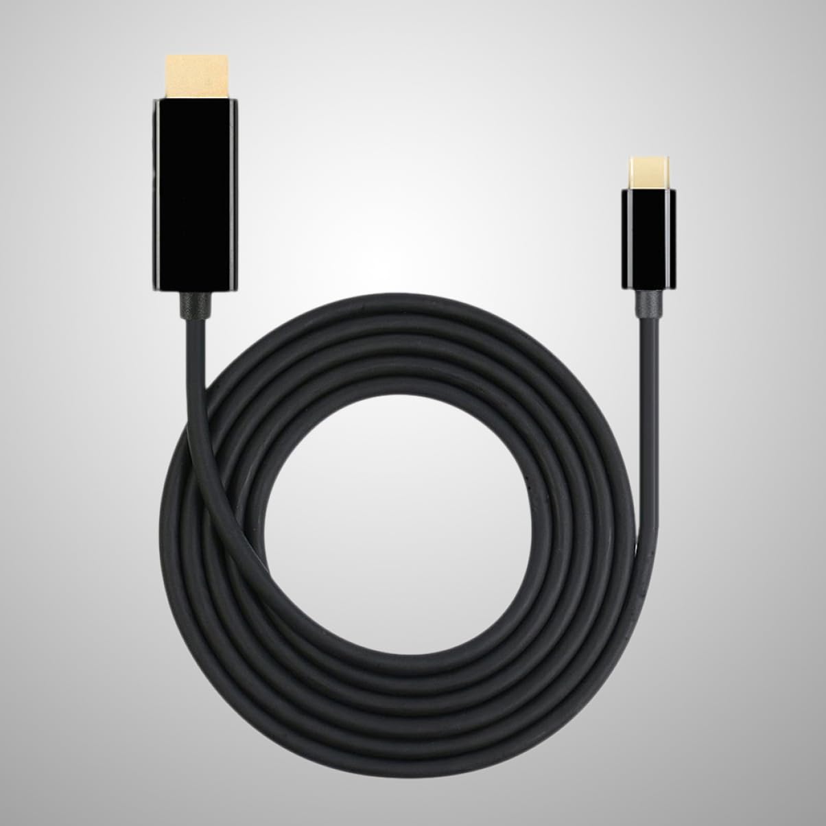DOITOOL 3 Stück USB Type C zu Adapterkabel für Mobile Geräte Schwarz Hochwertiges USB C Kabel für Externe Hd Vga Geräte Kompatibel mit Monitor Projektor und Tv