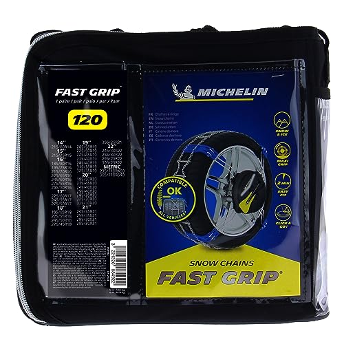 Michelin Fast Grip Schneeketten 120 Schneeketten für PKW 2 Stück