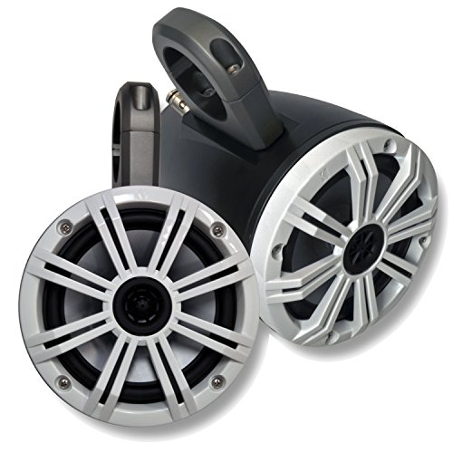 KICKER Black Wake Tower System White 6.5