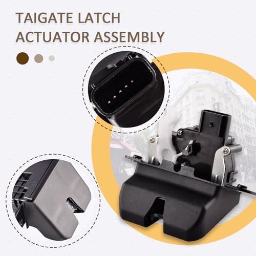 Image of Tailgate Latch Actuator Assembly Compatible for Hyundai Tucson 2015-2021 for Kia Sportage 2017-2022 Replace Rear Trunk Lock Actuator Assy