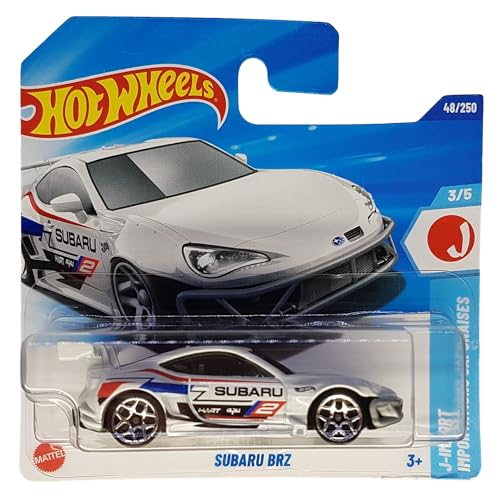 Image of Hot Wheels Subaru BRZ J-Imports Ages 3 Years and Up 48 /250 (White)