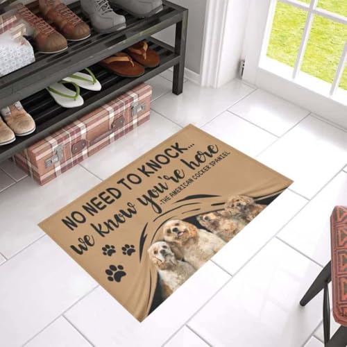 ���փ}�b�g �A�����J���R�b�J�[�X�p�j�G���̃z�[���f�R���[�V���� 50×80cm doormat American Cocker Spaniel Home Decor