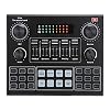 V9 Bluetooth Soundkarte, Mixer Voice Soundboard Live, Bluetooth Sound Mixer Board mit 16 Effekten, Audio Mixer für…