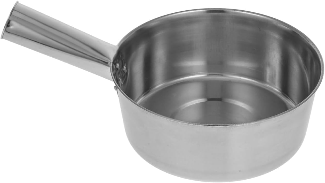 ULTECHNOVO 11.61 Stainless Steel Water Ladle Thickened Long Handle Water Scoop Replacement for Cooking Serving Straining Draining Home Restaurant Catering