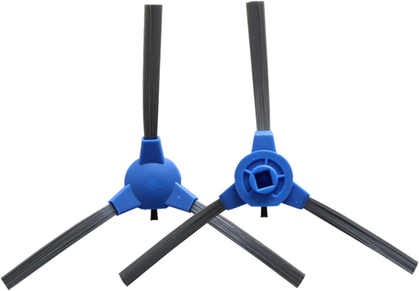 Two blue side brushes for robot vacuum cleaner