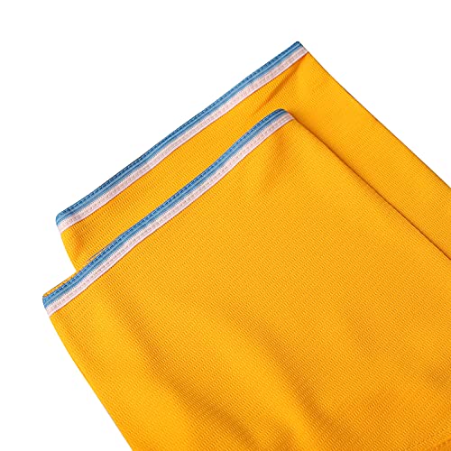 Jersey de béisbol amarillo liso, camiseta casual con mangas cortas y botones miniatura 5