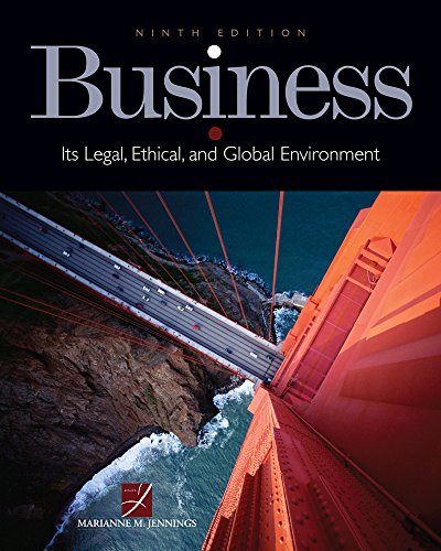 Business Law CourseMate (with eBook) for Jennings' Business: Its Legal, Ethical, and Global Environment, 9th Edition