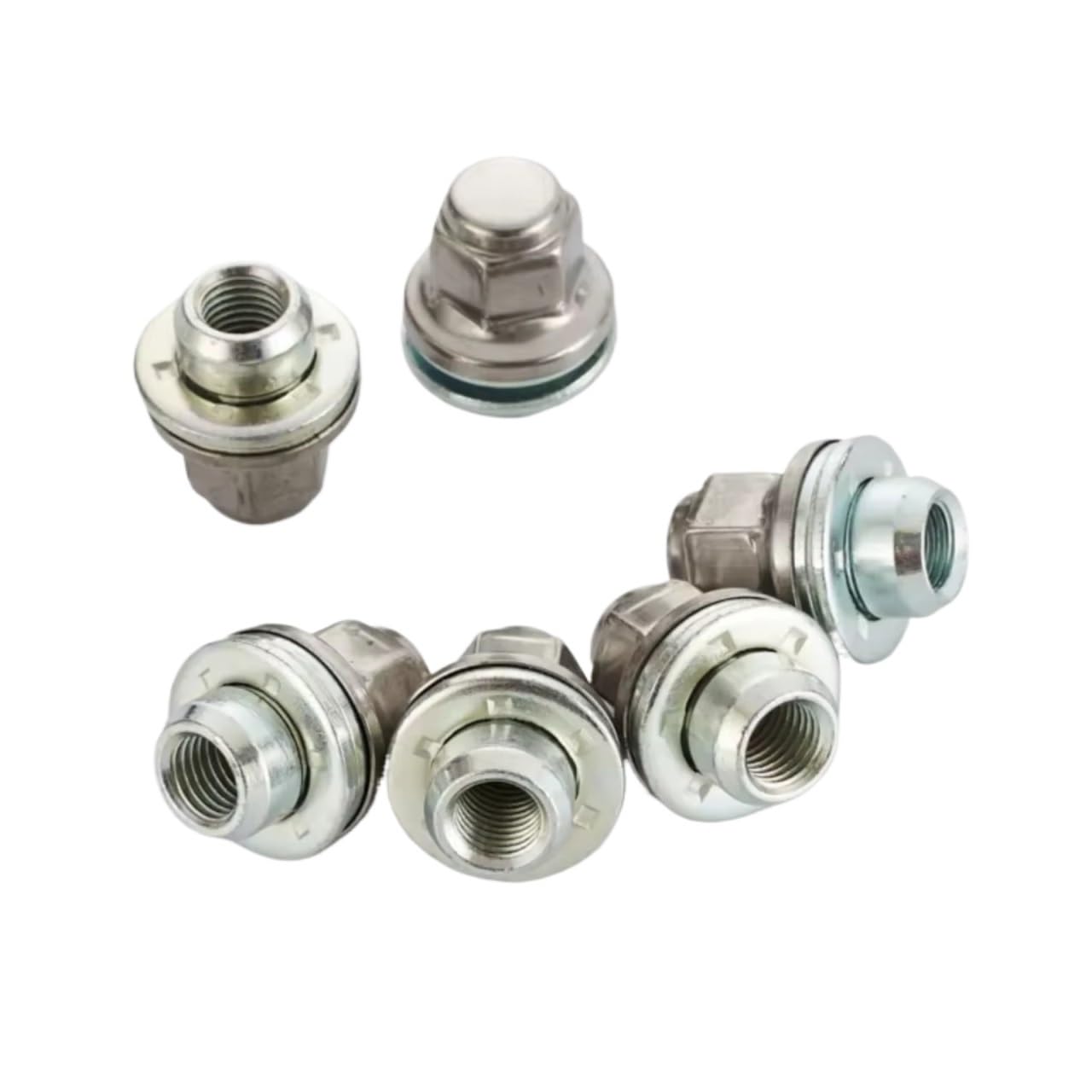 Tornillos para llantas con diseño hexagonal de 19mm para asegurar fijación fuerte en carretera 7