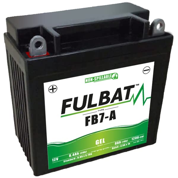 FULBAT - Batería de moto FULBAT GEL FB7-A / YB7-A 12V 8,4AH 120A