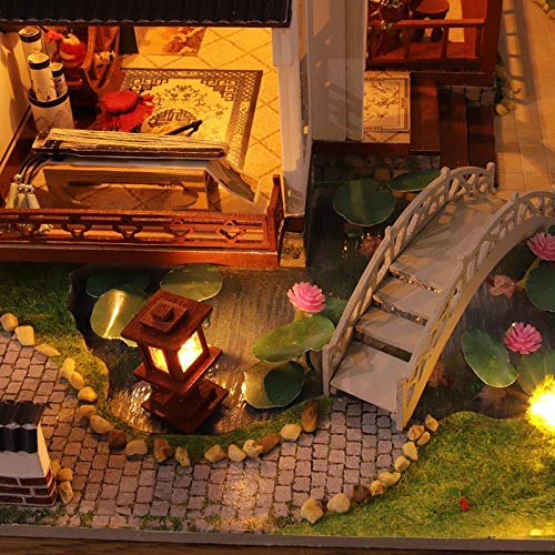 tianluo DIY Puppenhaus DIY Holzpuppenhaus Chinesische Stadt Architektur Puppenhäuser Miniaturen Mit Möbeln Spielzeug Für… – Bild 5