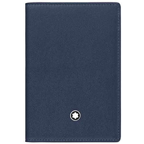 Montblanc Meisterstück Visitenkarten-Etui MST BCH mit Gusset Navy Visitenkartenhülle, Marineblau, 10 cm