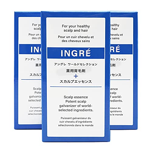 3個セット 医薬部外品 アングレ ワールドセレクション 発毛促進剤 INGRE 育毛剤 男性 女性 薬用 リデンシル AGA