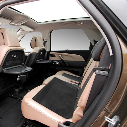 Funda para asiento trasero de coche protector impermeable completo fácil limpieza 4