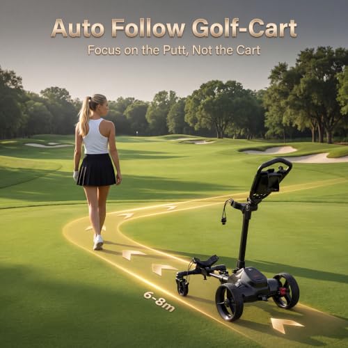 HUNKING Electric Golf Push Cart