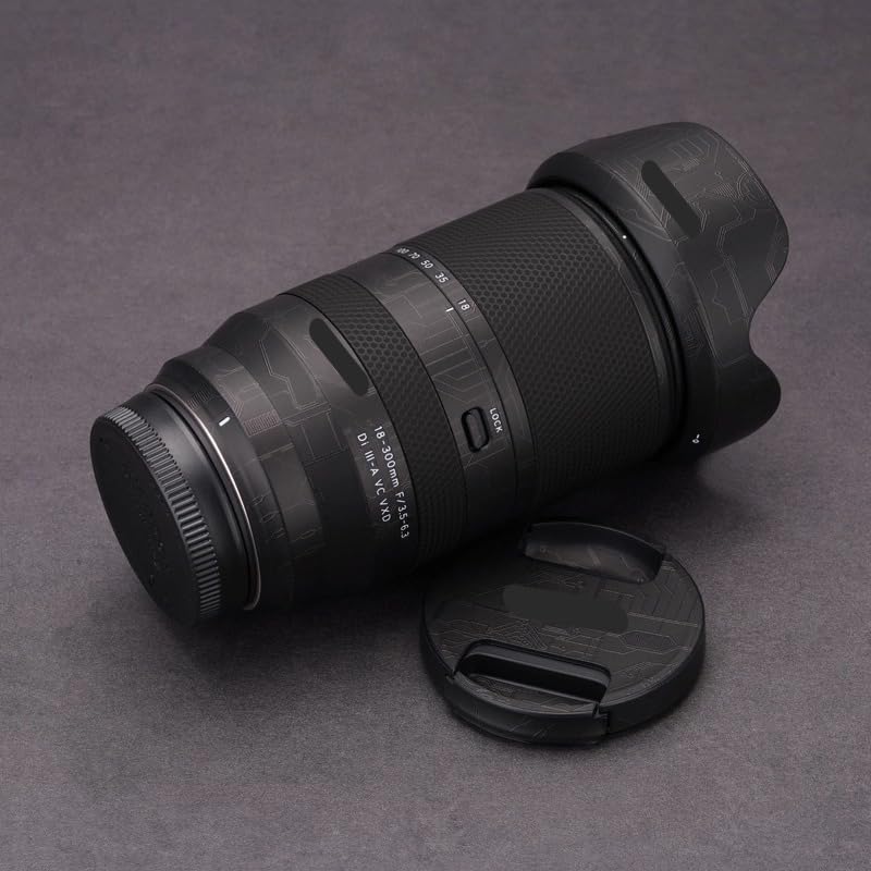 Vinilo protector para lente de cámara Lens Skin para Tamron 18-300mm F3.5-6.3 compatible con montura Fuji miniatura 2