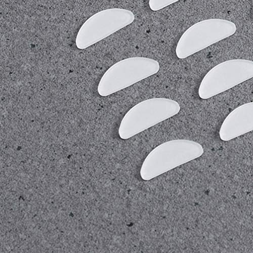 Supvox 25 Pares de protetores de nariz adesivos para óculos, antiderrapantes, macios e transparentes
