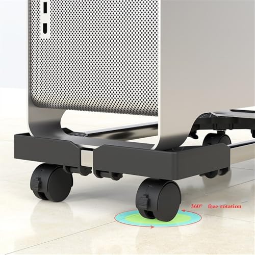Soporte Móvil Ajustable para CPU con Ruedas Giratorias para Ordenador Bajo Escritorio miniatura 4