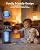 REOGLE Bug Zapper Indoor & Outdoor with Auto Smart Light Sensor, 4000V Electric Mosquito Zapper, Insect Fly Trapper, Covers 2100?sq?ft, IPX4 Waterproof Mosquito Lamp for Patio, Garage, Backyard, Porch