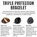 Triple Protection Bracelet - For Protection - Bring Luck And Prosperity - Hematite - Black Obsidian - Tiger Eye - Stone Bracelet