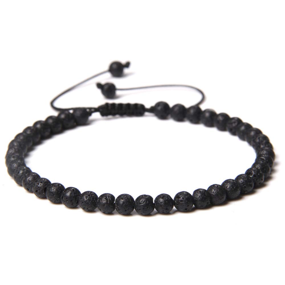IBOWZ Bracciale Elasticizzato In Pietre Naturali 7 Chakra - Perline Bianche E Verdi Di Magnesite Con Ciondolo, Gioielli Da Donna Per Yoga E Meditazione, Regalo Benessere