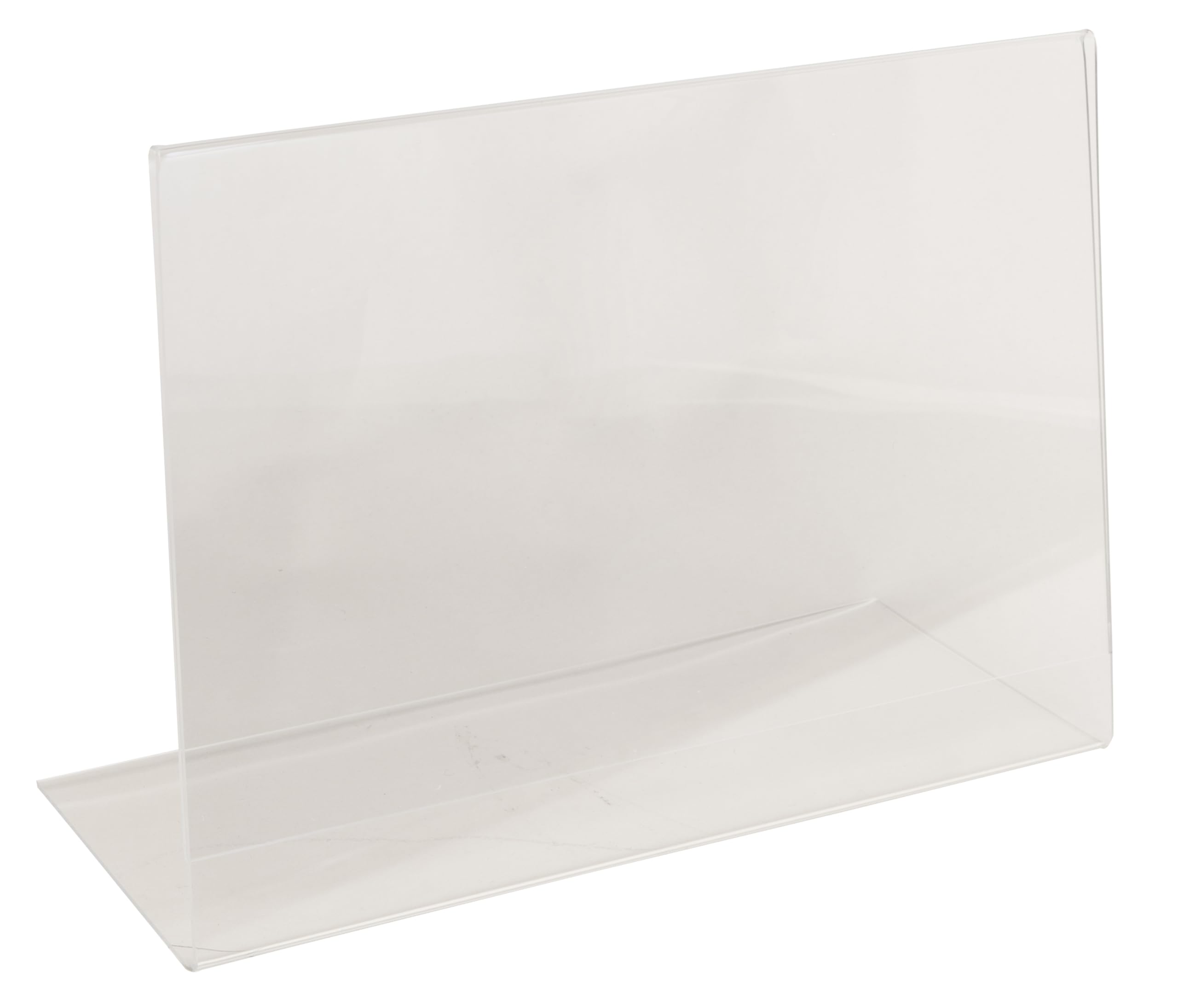 Exacompta - Rif. 84059D - 1 porta visiva inclinata orizzontale A4, dimensioni prof 30 x larghezza 9,5 x 21,5 cm, PMMA (acrilico) per foto, pubblicità, menù ristoranti, alberghi - cristallo