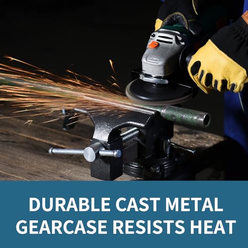 Image of Angle Grinder, 7.5-Amp 4 1 /2 Angle Grinder Tool, Variable Speed Angle Grinder, Electric Grinder Power Tools, Polishing and Rust Removal Capabilities, Non-Slip and Shockproof Handle