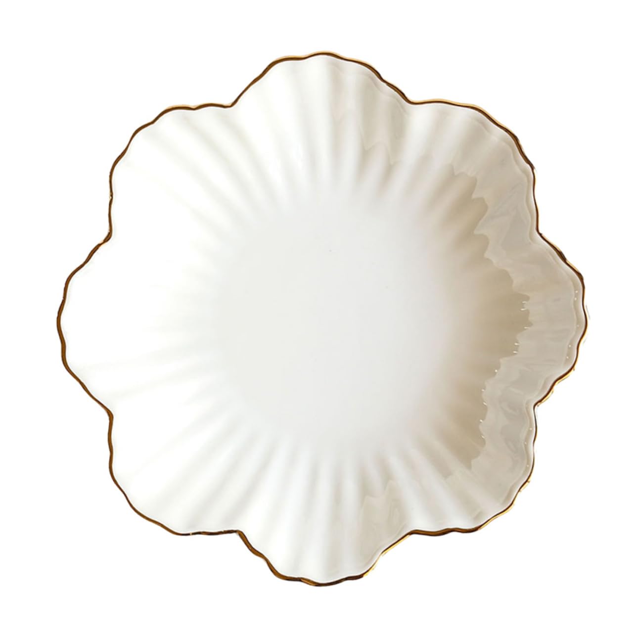 OFFSCH Quality Ceramic Serving Dish Fruit Plate Soup Plate Rice Home Food Tray Dishwasher Safe