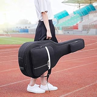 KIKIRon Housse de Guitare Et Simple Et Étanche Pratique Anti-Choc Épaissie Folk Guitare Acoustique Sac À Dos Housse de… - Les Beatles, Paul McCartney, John Lennon, RIngo Starr, George Harrison KIKIRon Housse de Guitare Et Simple Et Étanche Pratique Anti-Choc Épaissie Folk Guitare Acoustique Sac À Dos Housse de… – Image 5