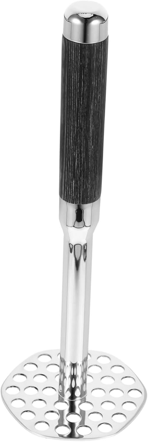 SHOWERORO Stainless Steel Potato Masher Multi Functional Vegetable and Fruit Ricer for Quick Mashing Essential Kitchen Tool for Home and Restaurant Use Effortless Cooking