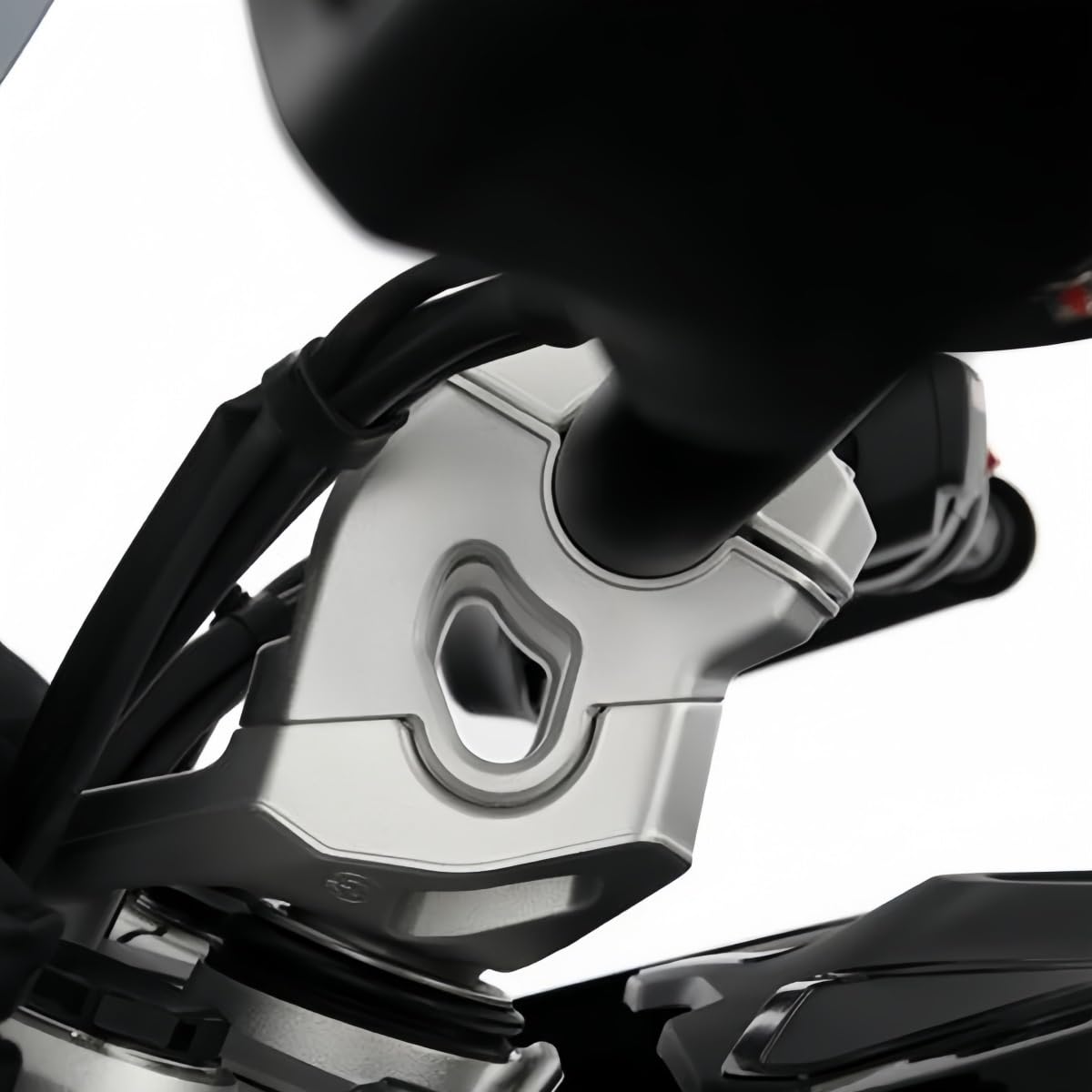 Motorcycle handlebar risers Pasuje do BMW R1300 GS ADVENTURE przesunięcie kierownicy R 1300GS GS1300 ADV akcesoria zacisk do podnoszenia przedłużenie Adapter 2024(Black)