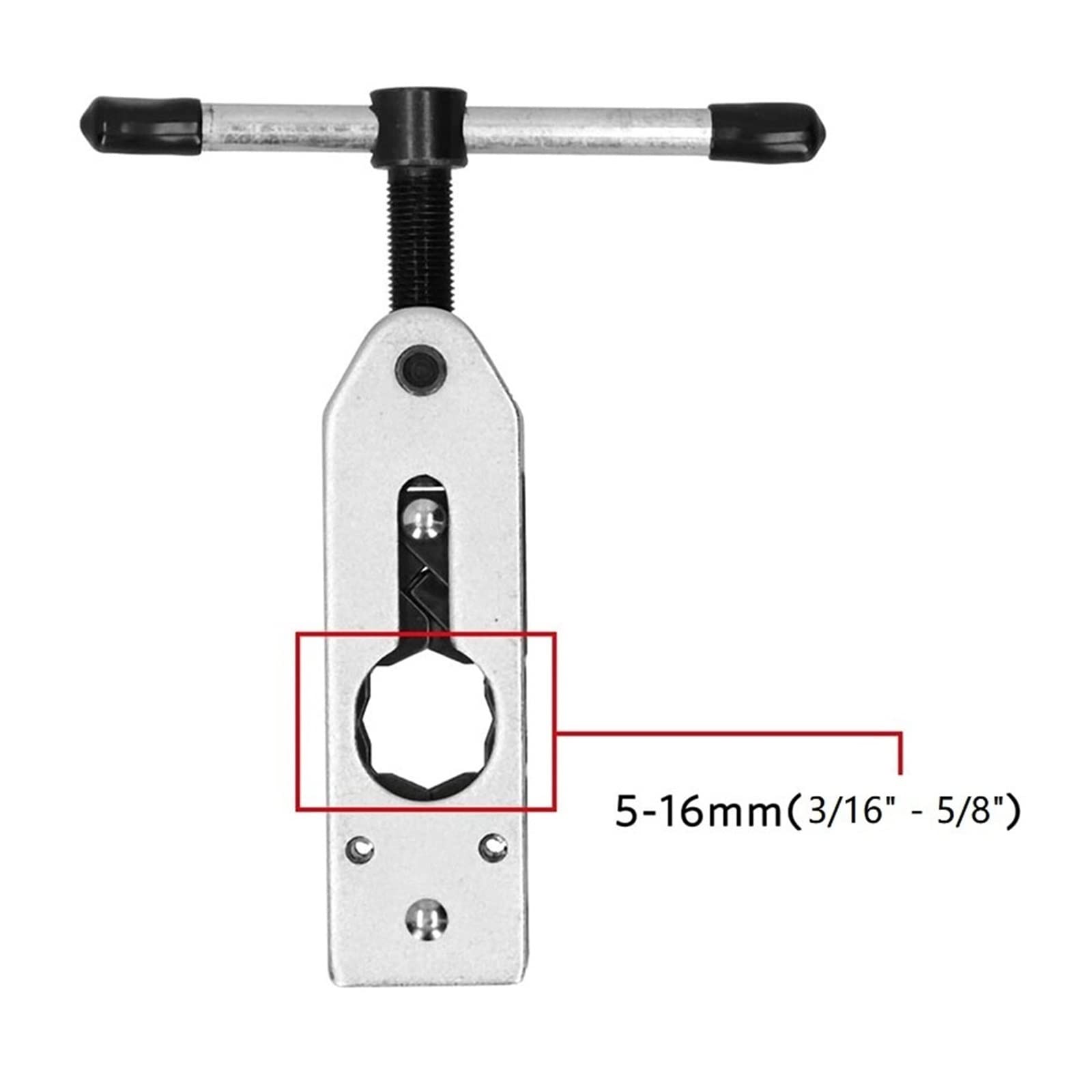 Kupferrohr aufflackern 5-16 mm Universal Flacking Werkzeugsatz Handrohrexpander for Winkel Excentric Kegel-Flacking-Werkzeugkit erweitert für hydraulische Systeme, Kfz-Wartung